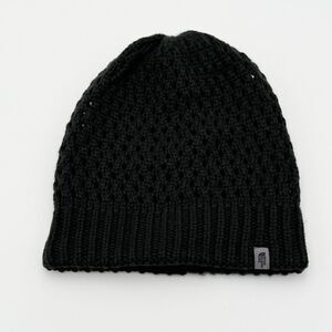 The North Face Black Knit Beanie Hat - Unisex US Size OSFM